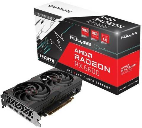 SAPPHIRE Radeon PULSE RX 6600 8GB GDDR6 128bit (11310-01-20G)