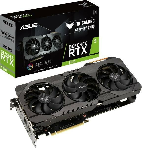 ASUS GeForce RTX 3070 8GB GDDR6 256bit LHR (TUF-RTX3070-O8G-V2-GAMING) Videokártya